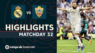 Resumen de Real Madrid vs UD Almería 42 [upl. by Oirelav]