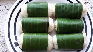 RESEP LEMPER AYAM  How to make CHICKEN LEMPER  Glutinous rice with chicken filling [upl. by Jurdi]