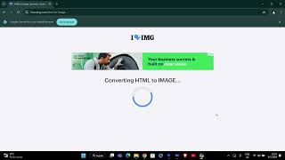 How To Convert HTML Webpage to JPG Image 2024 [upl. by Kra]