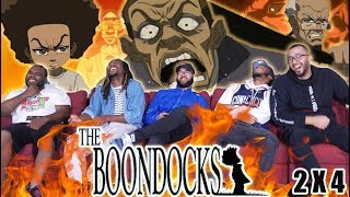 The boondocks 2 x 4 Reaction quot Stinkmeener Strikes Backquot [upl. by Tennaj]