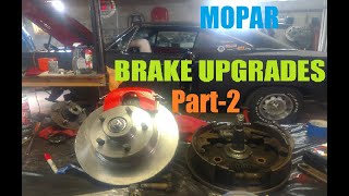 DRUM TO DISC BRAKE CONVERSION PT2 69 BBODY ROADRUNNER [upl. by Arag]