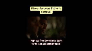 Klaus Mikaelson get’s betrayed by Esther shorts theoriginals klausmikaelson viralvideo tvd [upl. by Arracahs]