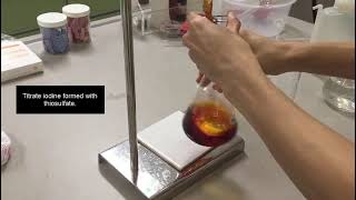 Chemistry IodineThiosulfate Titration [upl. by Cuthburt]