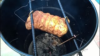 Cooking a Pork Loin Roast on the Pit Barrel Cooker [upl. by Yrreb]