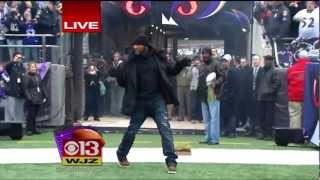 Ray Lewis Final Dance  Superbowl XLVII Celebration [upl. by Eednahs]