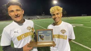 Watsonville soccer players Lombardo Flores left and Antonio Alvarado [upl. by Stephannie]