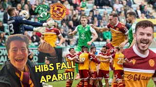 HIBS FALL APART Hibernian 12 Motherwell VLOG [upl. by Nallaf]