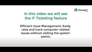 Efficiently Track and Resolve Issues with IT Ticketing [upl. by Orlov]