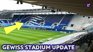 ALMOST COMPLETED New Gewiss Stadium Update Seat Installations Roof amp Prepare For Europa League [upl. by Erda]