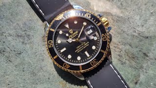 Review Tevise AutomaticMechanical Submariner Homage Most Affordable Automatic Divers Watch [upl. by Odlaner]