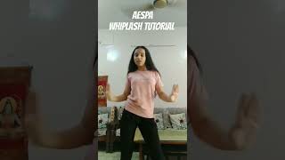 Aespa  Whiplash dance tutorial dance kpop tutorial whiplash aespa newsonganddancegirl [upl. by Tyra552]