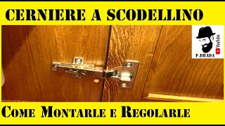 Cerniere a scodellino Come si montano e come si regolano Fai da Te [upl. by Naarah780]