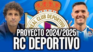 RECONSTRUCCIÓN RC DEPORTIVO 20242025  Proyecto con fichajes salidas y alineación [upl. by Nisen274]