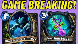 Shadestone Skulker Literally BREAKS Hearthstone NEW Mini Set is HERE [upl. by Demona]