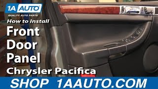 How To Remove Front Door Panel 0408 Chrysler Pacifica [upl. by Nor]