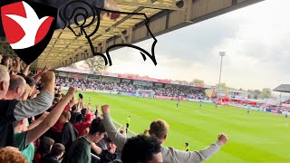 SCENES AS CHELTENHAM FINALLY SCORE Cheltenham Town Vs Derby County Matchday Vlog [upl. by Tillman]