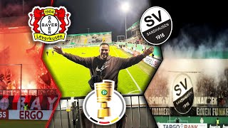 SV Sandhausen VS Bayer Leverkusen  Was für eine Schlacht 😱  Pyro Show 🔥 [upl. by Eniamahs557]