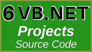 6 VBNet Projects with Source Code [upl. by Roz]