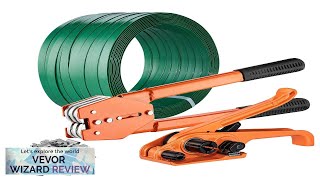 VEVOR Banding Strapping Kit with Strapping Tensioner Tool Banding Sealer Tool 300 Review [upl. by Ardiek819]