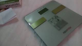 Rossmax WF260 Body Fat Monitor Demo Review [upl. by Huoh18]