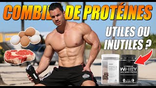 COMBIEN de PROTÉINES par jour POUR PRENDRE DU MUSCLE [upl. by Byrle]