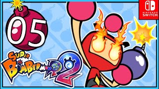 Super Bomberman R 2 Walkthrough Part 1 Planet Fulvita is a BLAST Nintendo Switch [upl. by Cianca292]