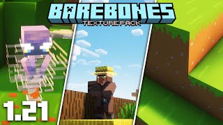 Bare Bones Texture Pack for Minecraft 121  How to Download amp Install Trailer Pack [upl. by Bayard]