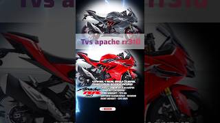 TVS Apache RR 310  312cc powerful 💀😱🔥 Full faired Sports motercycle [upl. by Laumas307]