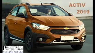 CHEVROLET ONIX ACTIV 2019 COM MUITOS DETALHES [upl. by Anicul]