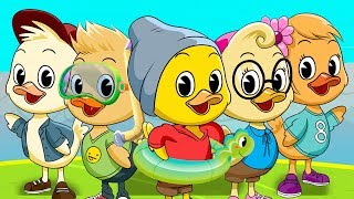 CINCO PATITOS  Canciones infantiles [upl. by Aliehc]