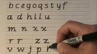 Italics Handwriting for ChildrenPart 2A Cursive [upl. by Olpe968]