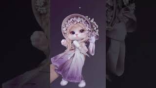 Gorgeous Needle Felted Cat Fairy Lady  Needle Felting ASMR  Needle Felting Cats [upl. by Constanta]