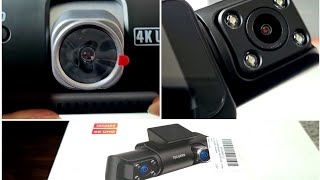 Toguard CE67 4k UHD Dual Dashcam  Unboxing [upl. by Llenil]