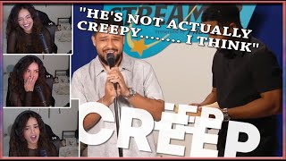 Valkyrae REACTS to quotIm A Creepquot by Constera [upl. by Gereron]