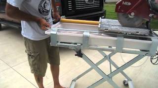 MK 10124 Pro Tile Saw Review [upl. by Enomis47]