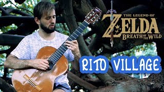 Zelda Breath of the Wild Guitar Cover  Rito Village [upl. by Barb]