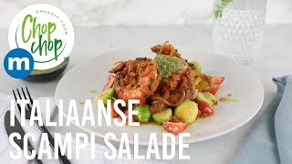 Italiaanse scampi salade Recept  metroChopChop [upl. by Llenal187]