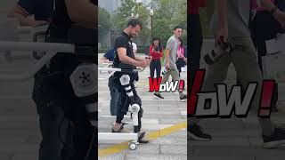 Paris Olympics opening ceremony exoskeleton exoskeletons disabled ekso rehabilitationrobot [upl. by Prady]