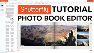 Shutterfly Photo Book Editor  Tutorial [upl. by Snowman]