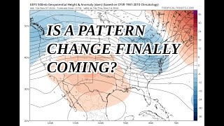 A Pattern Change With Much Needed Rain Chances Could Finally Be Coming [upl. by Perla]