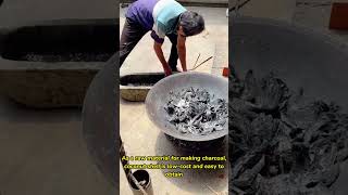 How to make charcoal from waste coconut shell ？ [upl. by Alexina]