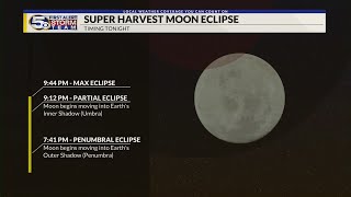 Super Harvest Moon Eclipse Tonight [upl. by Ycak]