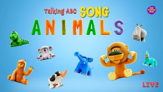 Talking ABC Song Zoo animals Speed version LiveBoopanpankids [upl. by Ahsiemac556]