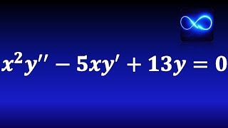 111 Ecuación diferencial de Cauchy Euler con raíces complejas EJERCICIO RESUELTO [upl. by Anile]