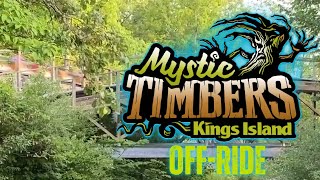 Mystic Timbers at Kings Island OffRide [upl. by Ennirak950]