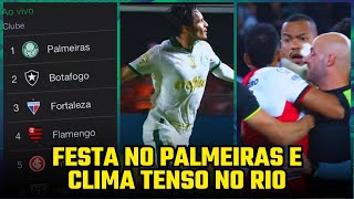 PALMEIRAS É LÍDER DO BRASILEIRÃO BOTAFOGO TROPEÇA E TORCIDA PERDE A PACIÊNCIA [upl. by Mcclees]