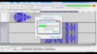 Cambiar la voz en audacity Grave y Aguda tono tune [upl. by Avuha]