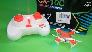 Mở hộp Quadcopter Cheerson CX10C Camera RTF [upl. by Anaoj]