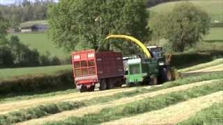 John Deere 6710 Harvester  The Silage Multyfarnham [upl. by Aniroz]