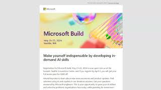 Microsoft Build Conference Registration Is Now Open [upl. by Bartlet]